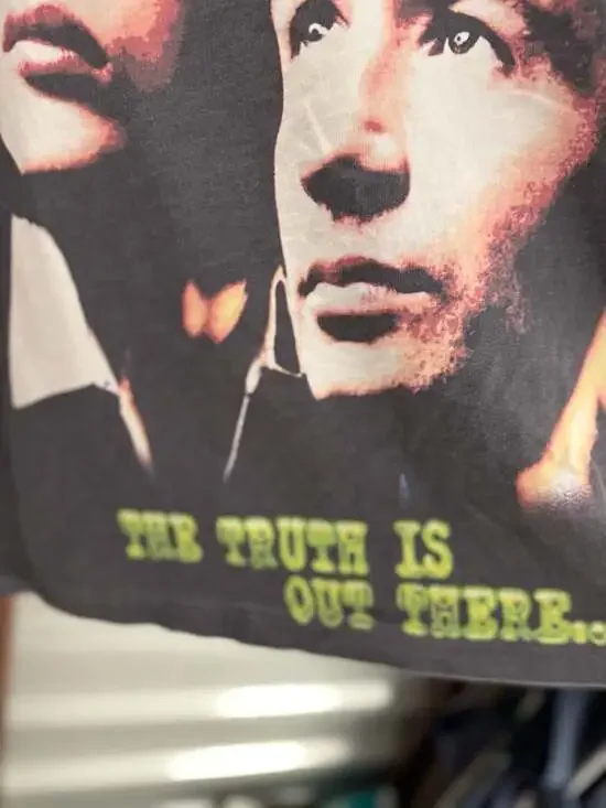 Vintage X-Files The Truth Is Out There Moulder & Scully XXL Promo Graphic Tee - Picture 3 of 6
